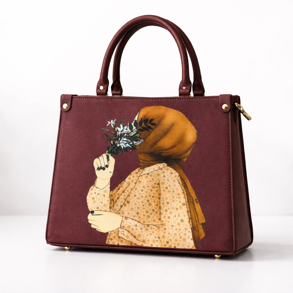 Hijabi Art Tote Bag for Women (21)