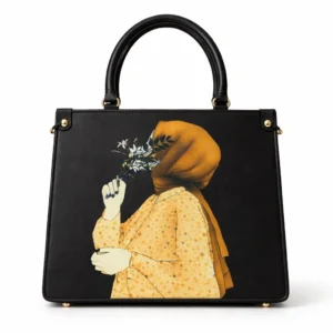 Hijabi Art Premium Tote Bag – Classic Black Edition
