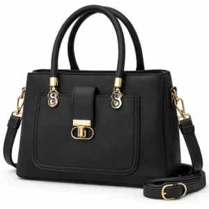 Classic Elegance Women’s Handbag – Black Edition