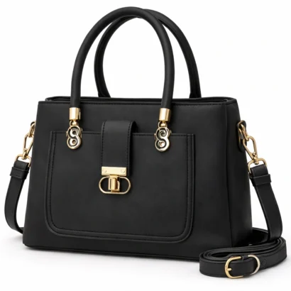 Classic Elegance Women’s Handbag – Black Edition