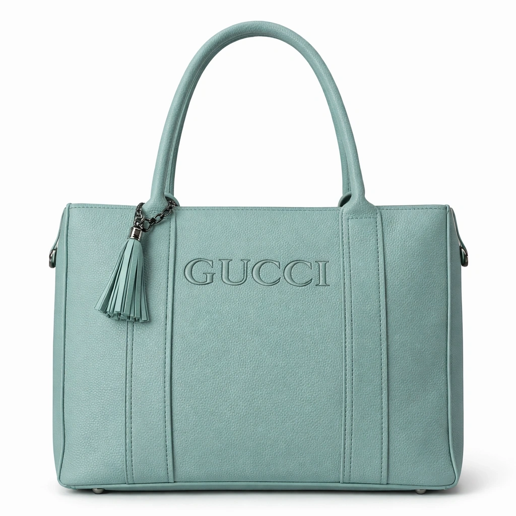 Mint Aura Luxe Tote Bag (1) Mint Aura Luxe Tote Bag